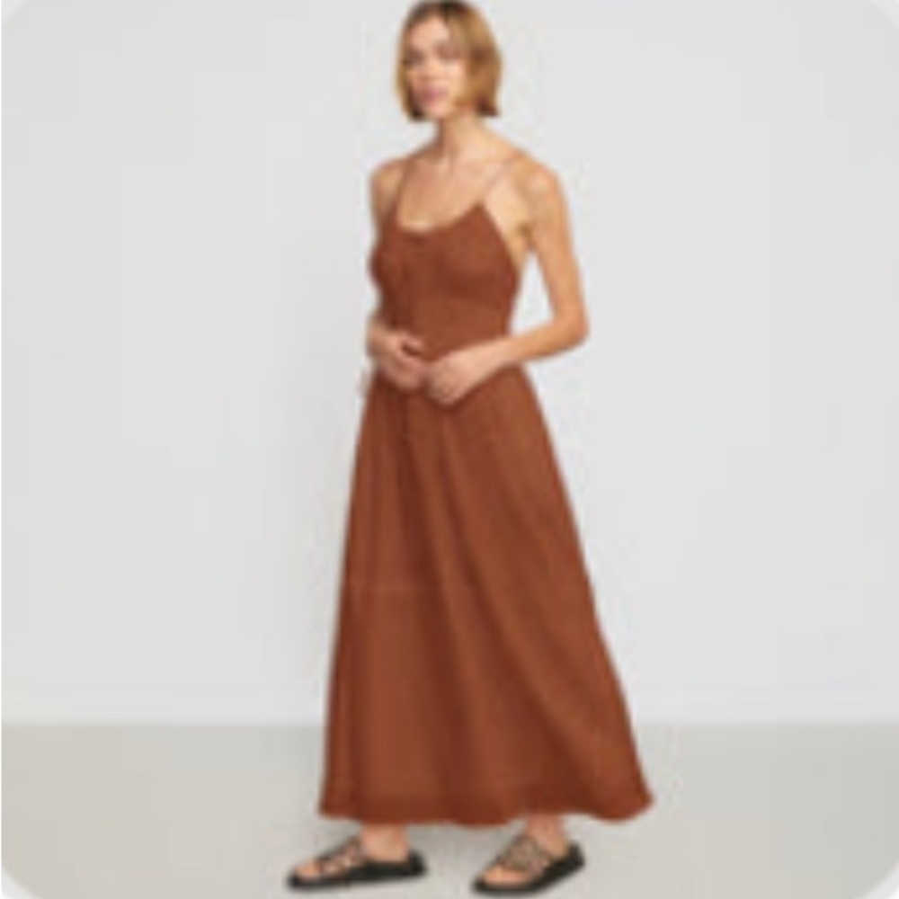NWT Modern Citizen Alessandra Sculpted Cinched-Waist Dress